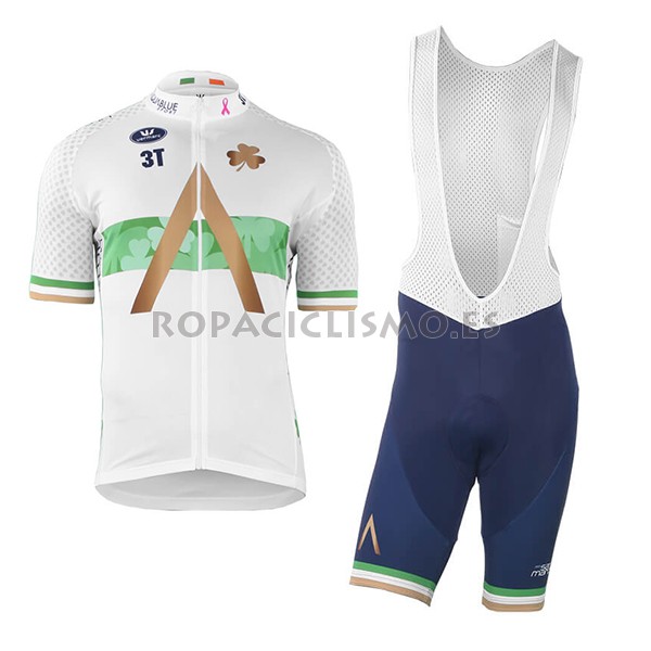 2018 2019 Maillot Aqua Azule Sport Campione Irlanda Tirantes Man